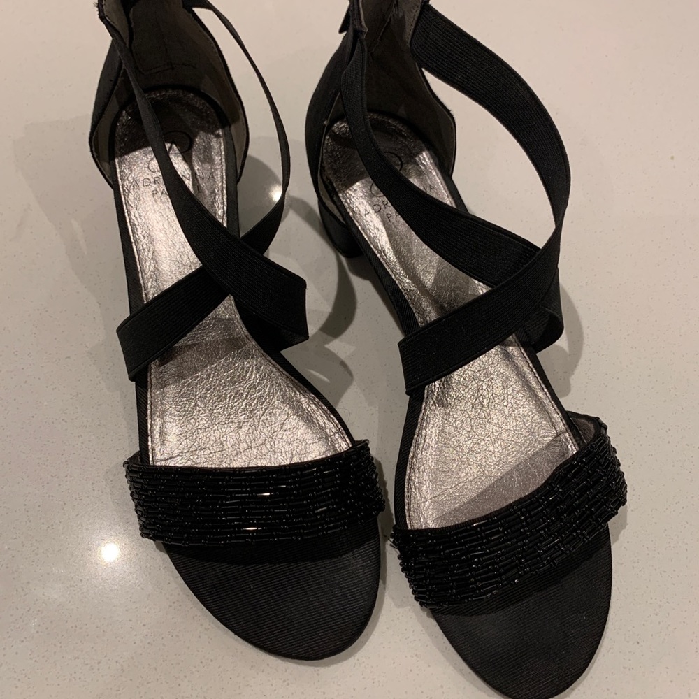 Black Beaded Adrianna Papell womens shoes